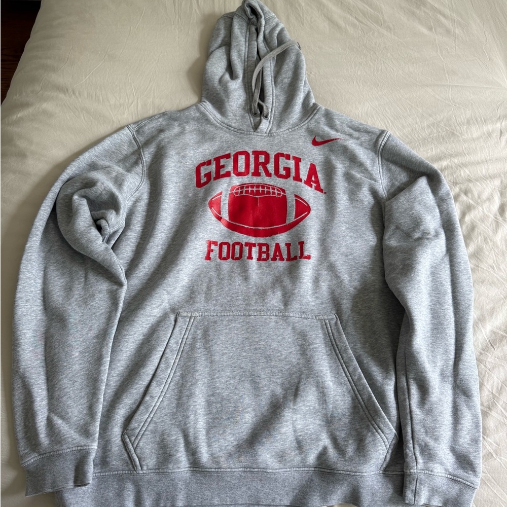 Nike Gray Georgia Football Sweatshirt